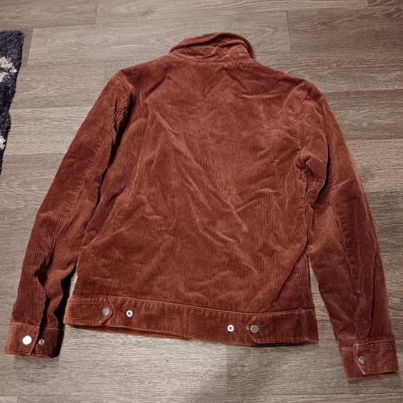 Zara Rust Corduroy Jacket Sz S Semi New - Picture 2 of 4